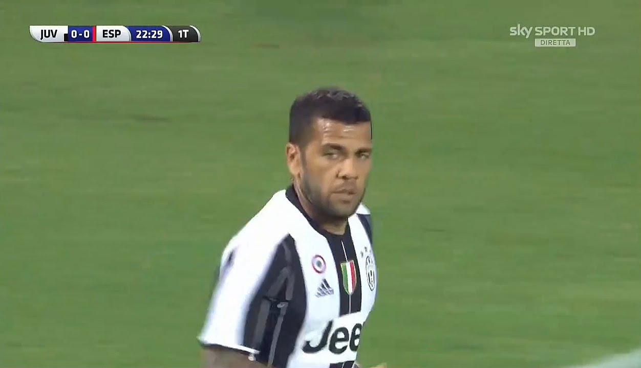 Dani Alves vs Espanyol 13/08/2016