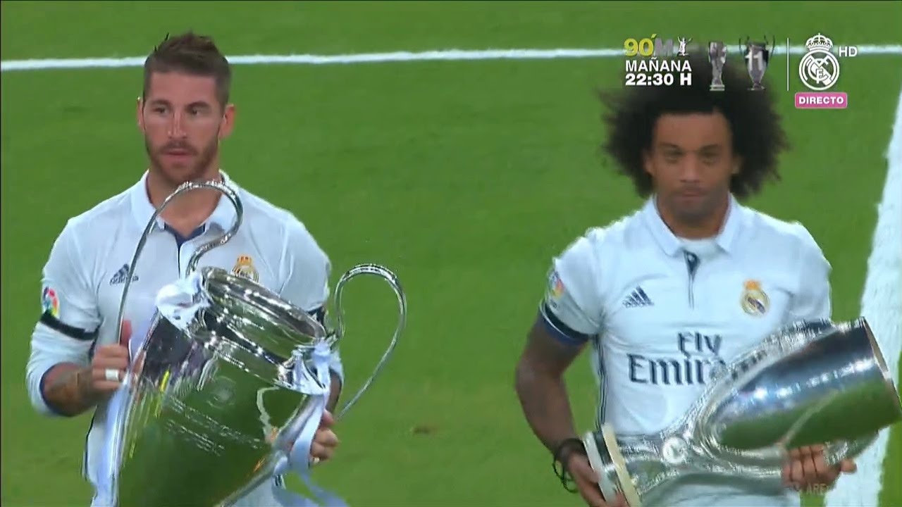 Cerimonia undicesima e la Supercoppa Real Madrid cerimonia 2016