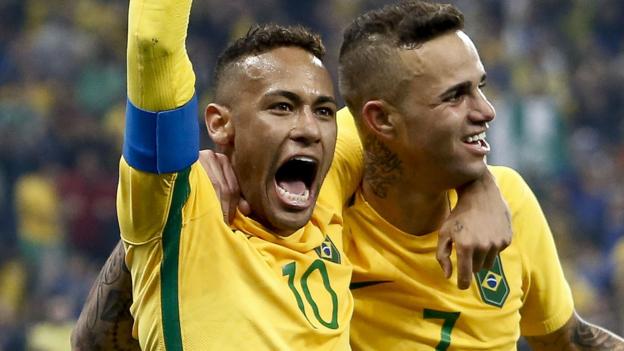 Rio 2016 Olimpiadi: punteggi Neymar il Brasile per raggiungere semifinale