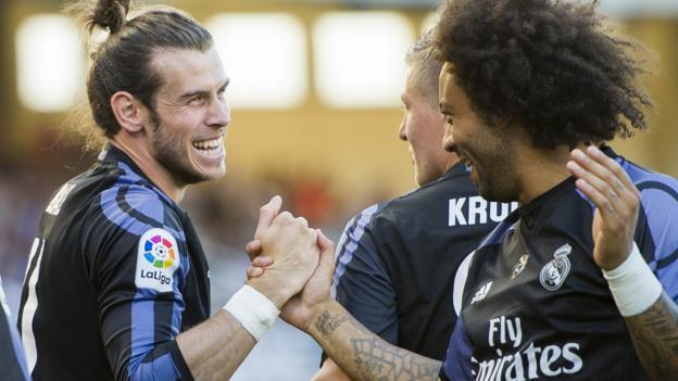 punteggi Bale due come iniziare il Real Madrid con la vittoria