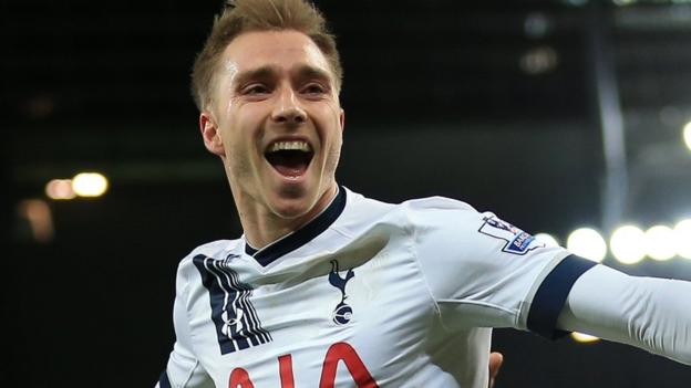 Christian Eriksen Tottenham centrocampista ha firmato per rimanere con il club fino al 2020